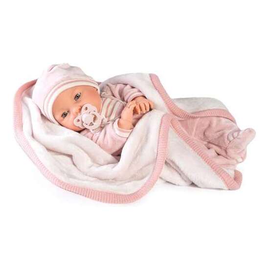 MUÑECA BIMBA LAGRIMITAS CON MANTITA DE INVIERNO 37 CM LLORONA. INCLUYE MANTA image 1