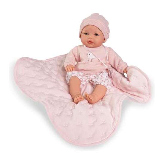 MUÑECA BIMBA LLORONA MANTITA ALCOLCHADA 37 CM image 0