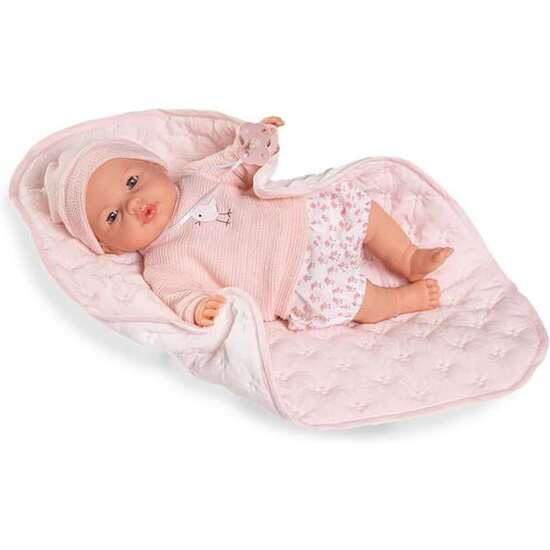 MUÑECA BIMBA LLORONA MANTITA ALCOLCHADA 37 CM image 2