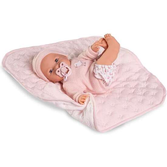 MUÑECA BIMBA LLORONA MANTITA ALCOLCHADA 37 CM image 3