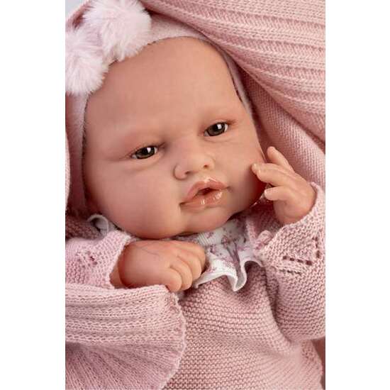 MUÑECA BABY LOVE REBORN CONJUNTO DE PUNTO 50 CM image 2