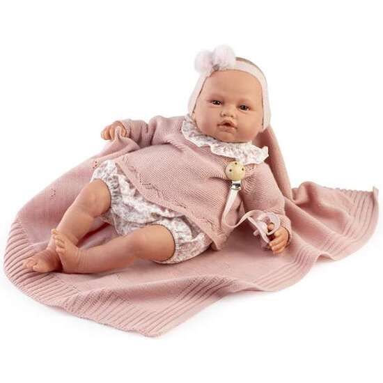 MUÑECA BABY LOVE REBORN CONJUNTO DE PUNTO 50 CM image 3