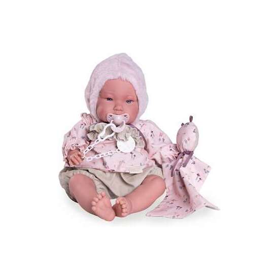 MUÑECA MI PRIMER REBORN ALEJANDRA CON DOU DOU 52 CM image 1