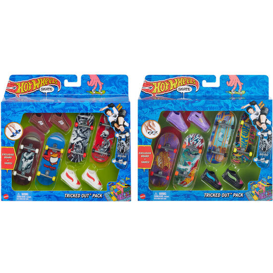 BLISTER 4 SKATES HOT WHEELS SURTIDO image 0