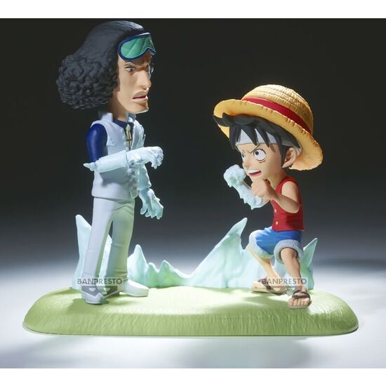 FIGURA MONKEY D. LUFFY VS KUZAN WORLD COLLECTABLE FIGURE LOG STORIES ONE PIECE 9CM image 3