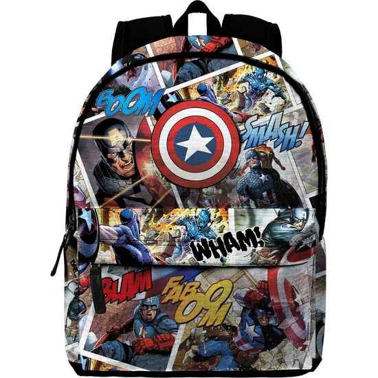 MOCHILA COMIC CAPITAN AMERICA MARVEL 44CM ADAPTABLE image 0
