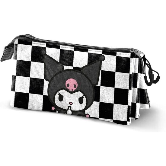 PORTATODO KUROMI HELLO KITTY TRIPLE image 0