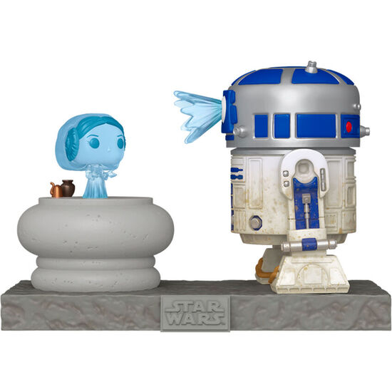 FIGURA POP DELUXE STAR WARS R2-D2 AND PRINCESS LEIA HOLOGRAM image 0