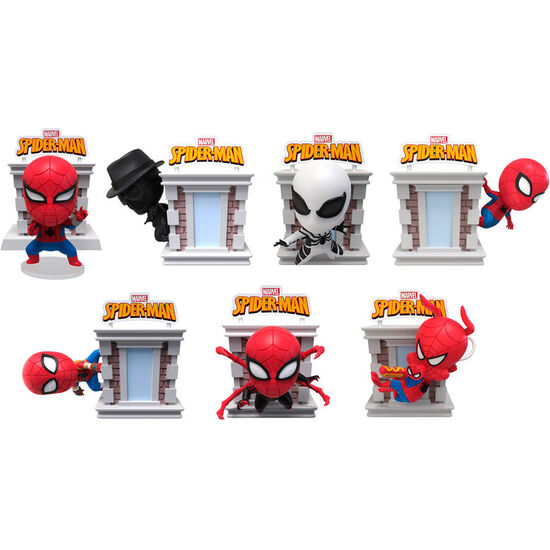 FIGURA SORPRESA TOWER HERO BOX SPIDERMAN MARVEL SURTIDO image 0