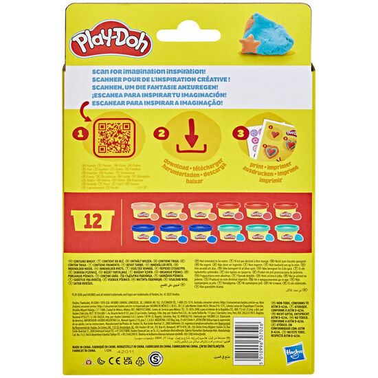 SET 12 MINI BOTES PLAY-DOH image 3