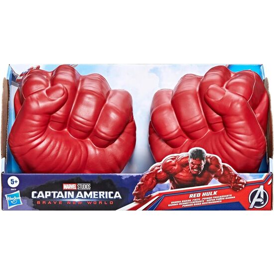 SUPER PUÃ±OS HULK ROJO CAPITAN AMERICA BRAVE NEW WORLD MARVEL image 0