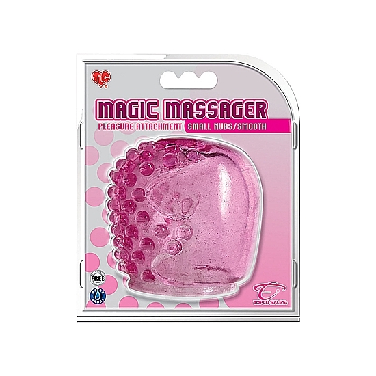 MAGIC MASSAGER PLEASURE ATTACHMENT SMALL NUBS/SMOOTH image 1