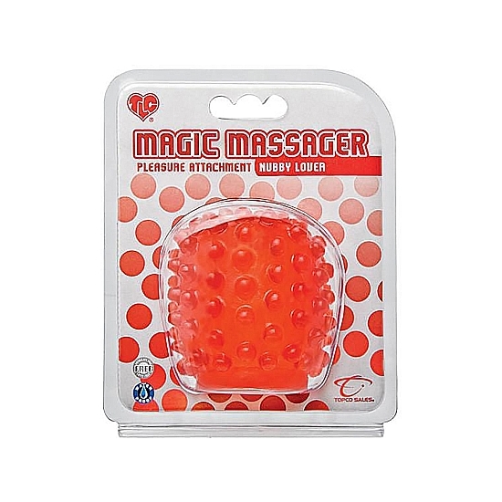 MAGIC MASSAGER PLEASURE ATTACHMENT NUBBY LOVER image 1