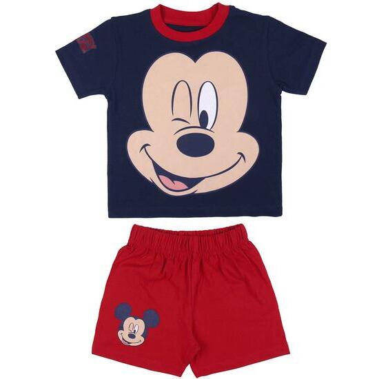 PIJAMA CORTO SINGLE JERSEY MICKEY RED image 0