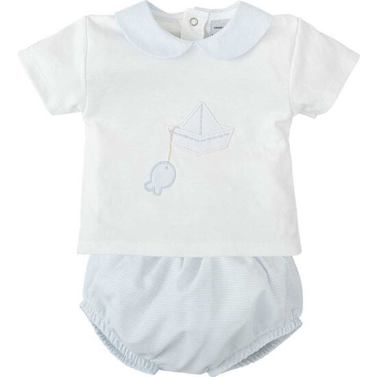 CONJUNTO RANITA + CAMISETA CUELLO BEBE LIBERTAD image 0