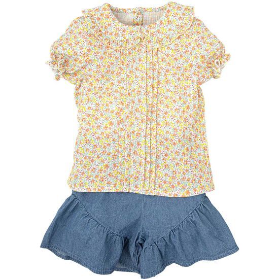 CONJUNTO MANGA CORTA NIÑA MARIPOSA image 0