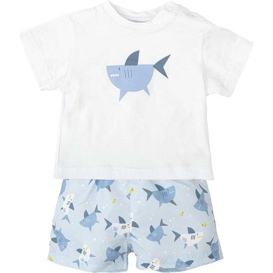 CONJUNTO CAMISETA NIÑO SOL image 0