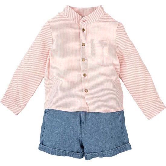 CONJUNTO MANGA LARGA NIÑO MARIPOSA image 0