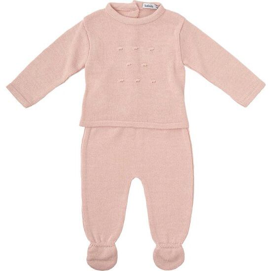 CONJUNTO POLAINA PUNTO BURBUJAS image 0