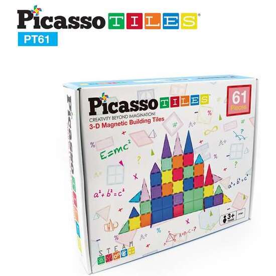 PICASSO TILES BLOQUES MAGNETICOS 61 PIEZAS image 0