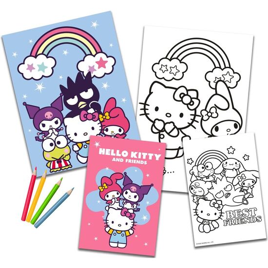 SET COLOREAR HELLO KITTY AND FRIENDS image 1