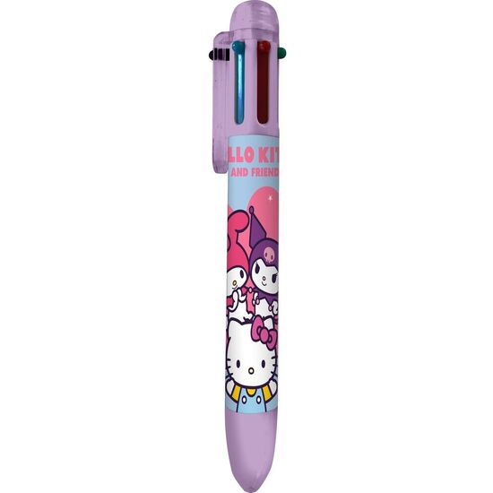 BOLIGRAFO 6 COLORES HELLO KITTY AND FRIENDS image 1