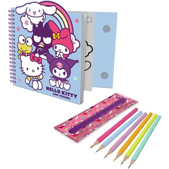 CUADERNO ACTIVIDADES + ESTUCHE REMOVIBLE HELLO KITTY AND FRIENDS image 0