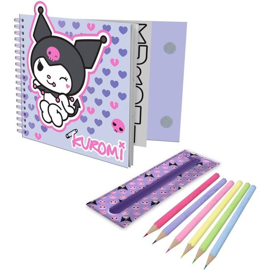 SET COLOREAR KUROMI HELLO KITTY image 1