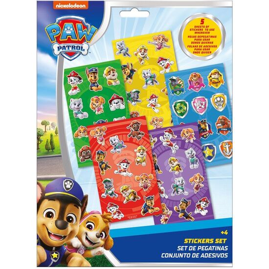 SET PEGATINAS PATRULLA CANINA PAW PATROL image 0