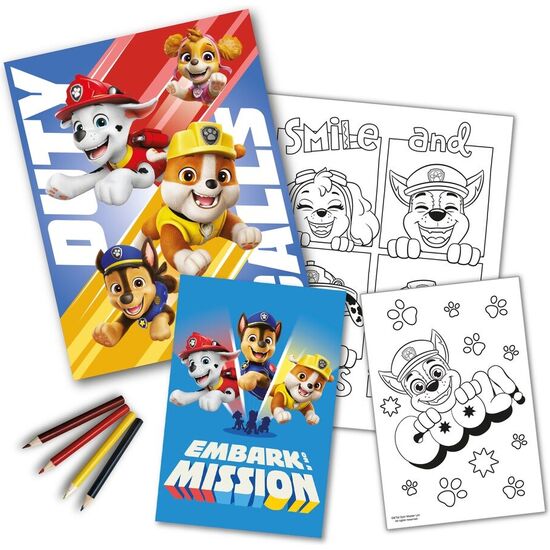 SET COLOREAR PATRULLA CANINA PAW PATROL image 1