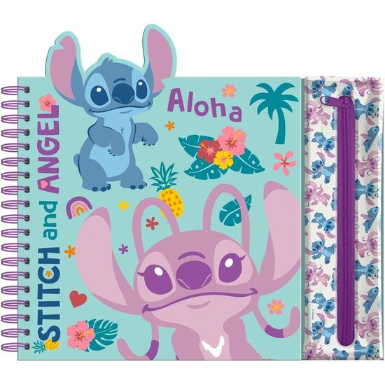 CUADERNO ACTIVIDADES CON ESTUCHE REMOVIBLE STITCH DISNEY image 0