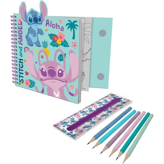 CUADERNO ACTIVIDADES CON ESTUCHE REMOVIBLE STITCH DISNEY image 1