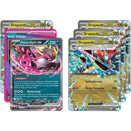 BLISTER JUEGO CARTAS COLECCIONABLES LEAGUE BATTLE DECK DRAGAPULT EX POKEMON ESPAÃ±OL image 1