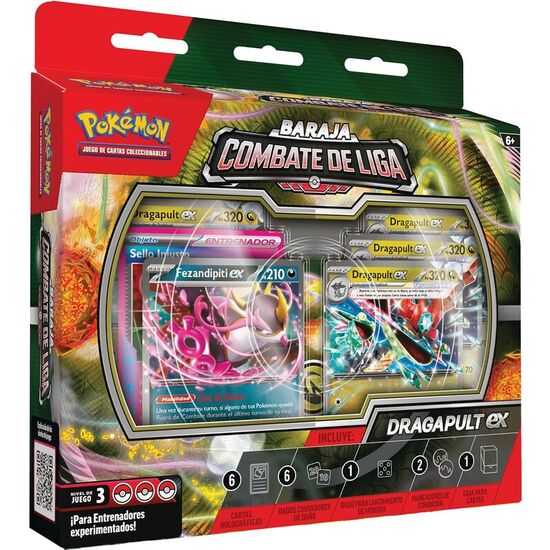 BLISTER JUEGO CARTAS COLECCIONABLES LEAGUE BATTLE DECK DRAGAPULT EX POKEMON ESPAÃ±OL image 2