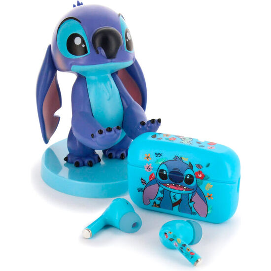MINI CABLE GUY + AURICULARES INALAMBRICOS STITCH DISNEY image 0