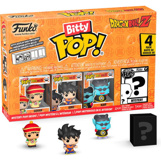 BLISTER 4 FIGURAS BITTY POP DRAGON BALL Z CELL image 0