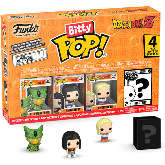 BLISTER 4 FIGURAS BITTY POP DRAGON BALL Z FRIEZA image 1