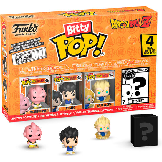BLISTER 4 FIGURAS BITTY POP DRAGON BALL Z GOHAN image 1