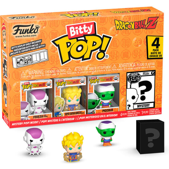 BLISTER 4 FIGURAS BITTY POP DRAGON BALL Z KID BUU image 1