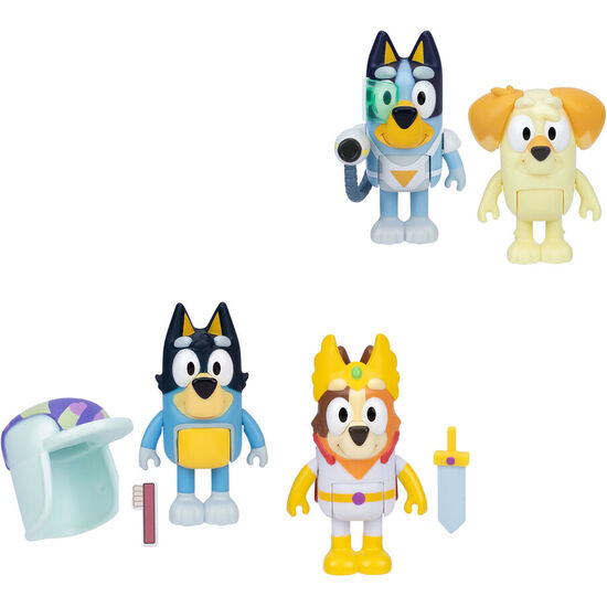 BLISTER 2 FIGURAS BLUEY SURTIDO image 0