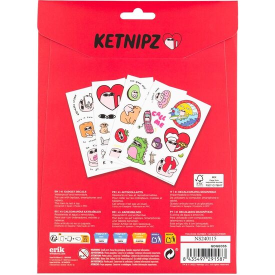 SET PEGATINAS REUTILIZABLES KETNIPZ image 2
