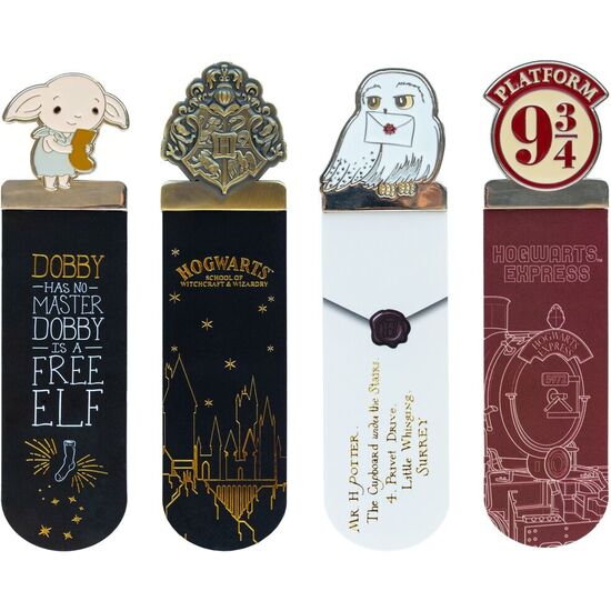 SET 4 MARCAPAGINAS HARRY POTTER image 0