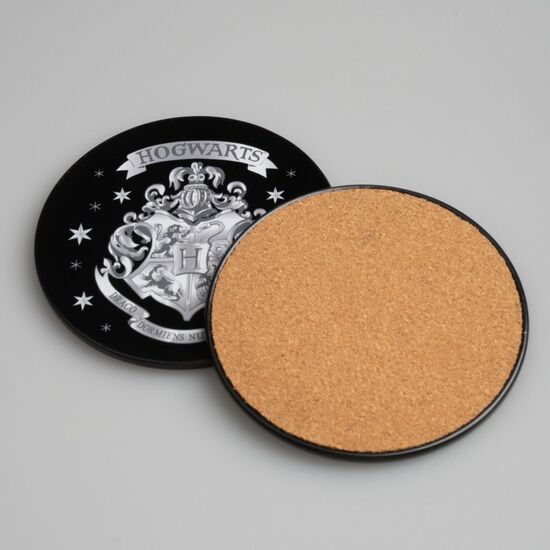 SET 2 POSAVASOS HOGWARTS HARRY POTTER image 1