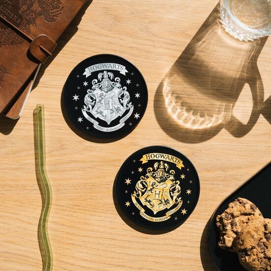 SET 2 POSAVASOS HOGWARTS HARRY POTTER image 2