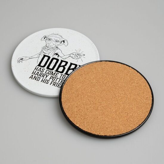 SET 2 POSAVASOS DOBBY HARRY POTTER image 1