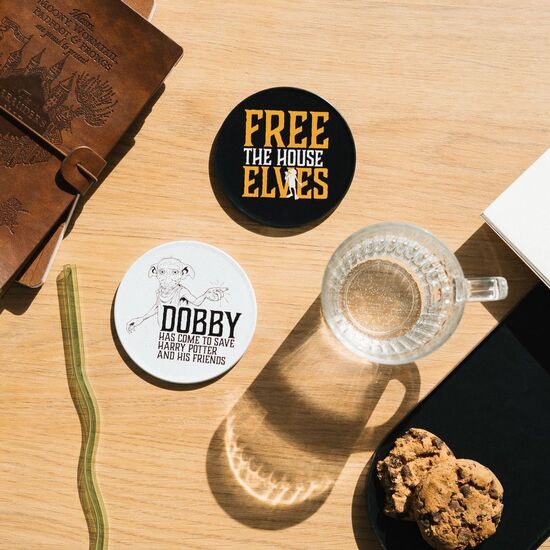 SET 2 POSAVASOS DOBBY HARRY POTTER image 2