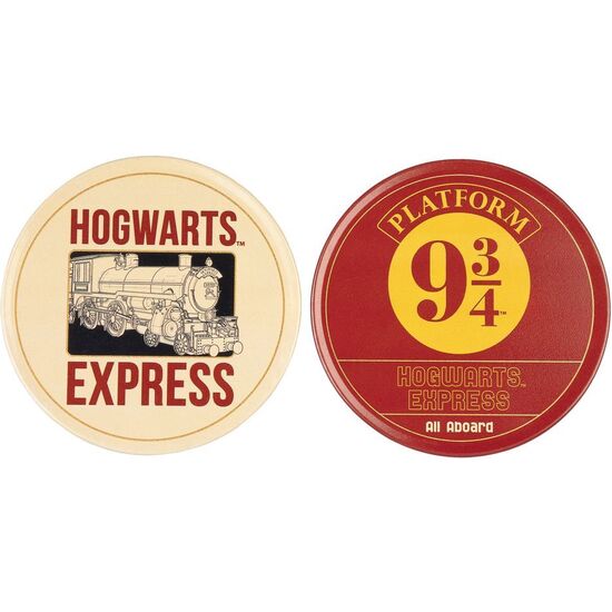 SET 2 POSAVASOS PLATAFORMA 9 3/4 HARRY POTTER image 0