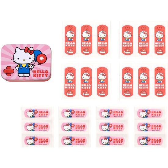 CAJA METAL TIRITAS HELLO KITTY image 1
