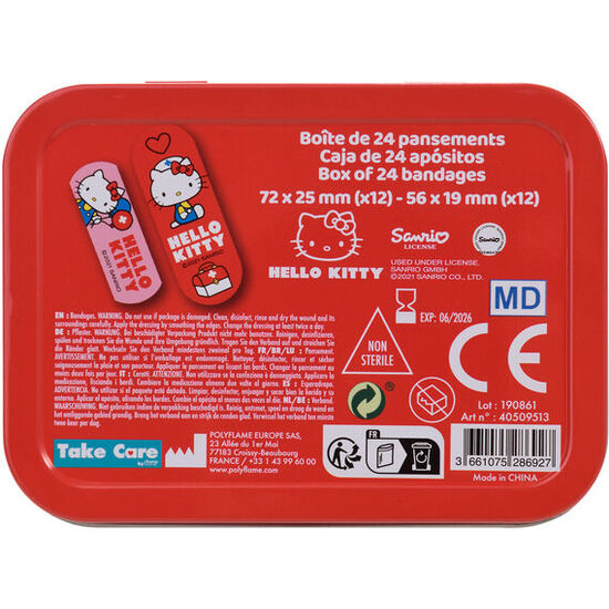 CAJA METAL TIRITAS HELLO KITTY image 3