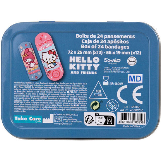 CAJA METAL TIRITAS HELLO KITTY & FRIENDS image 3